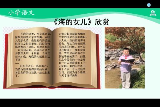 统编版语文四年级下册第27课《海的女儿》知识点、同步练习、课堂笔记、教学视频