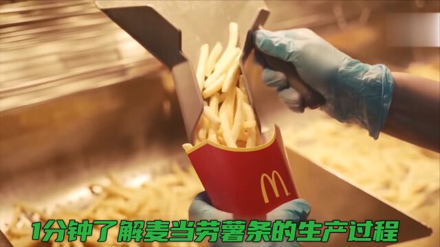 麦当劳薯条的生产过程,你知道多少呢?一分钟带你了解