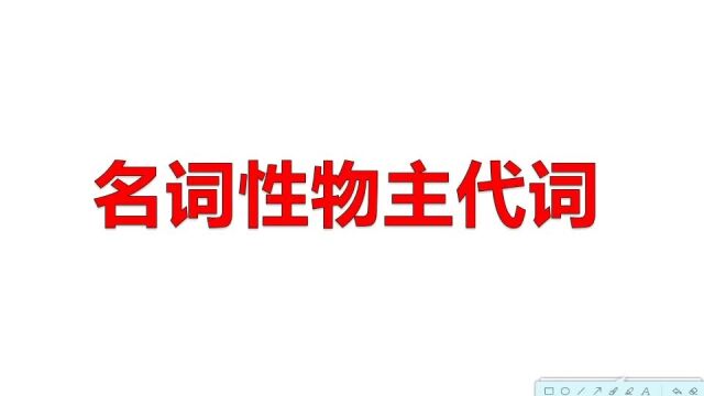 名词性物主代词有哪些这里为您 一一列举