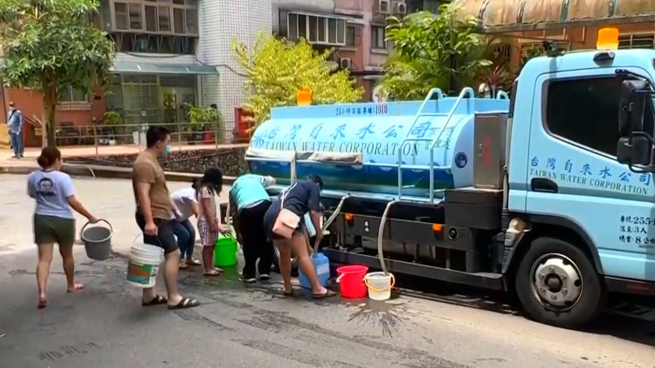 基隆陷缺水危机,4000户停水引民怨