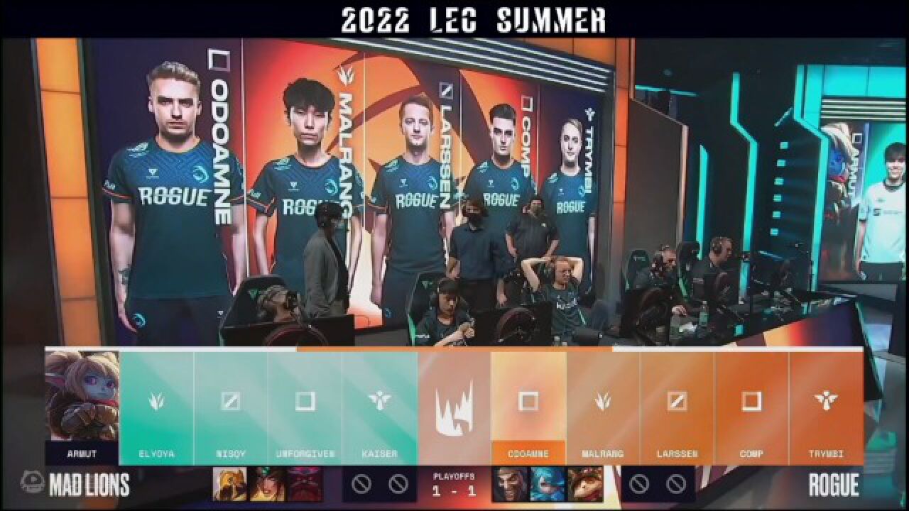 【2022LEC夏季赛】胜者组第一轮 RGE vs MAD 第三局