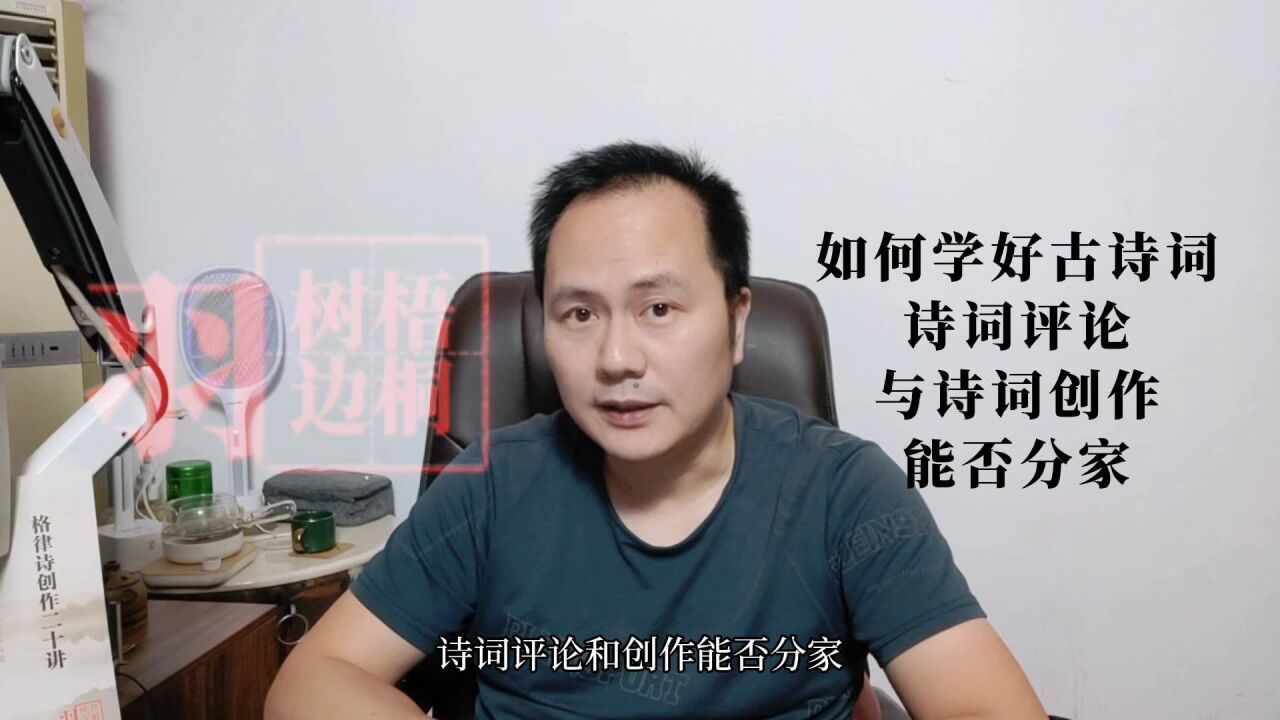 如何学好古诗词,诗词评论与诗词创作能否分家?