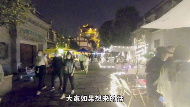 成都客家人:东山五大场龙潭寺,新开了夜市,人气还不错