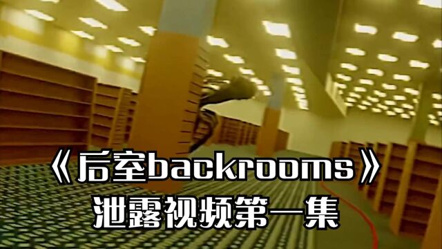 后室backrooms流浪者视频泄露,黑色东西是什么?