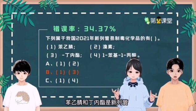 @中小学生,禁毒知识易错题整理好了!别在这些地方丢分哦→