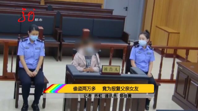 女子看不惯父亲女友 趁机盗窃对方财物 结果被判刑