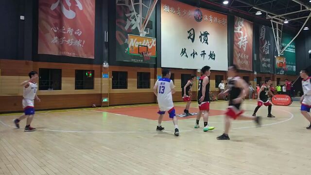 【湖南三湘银行第二届CSXBA篮球联赛】星火燎原队 VS 红湘队——星火燎原队全民皆兵轻松取胜!