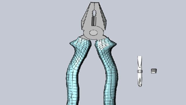 《一种有螺丝刀功能的钢丝钳》操作视频