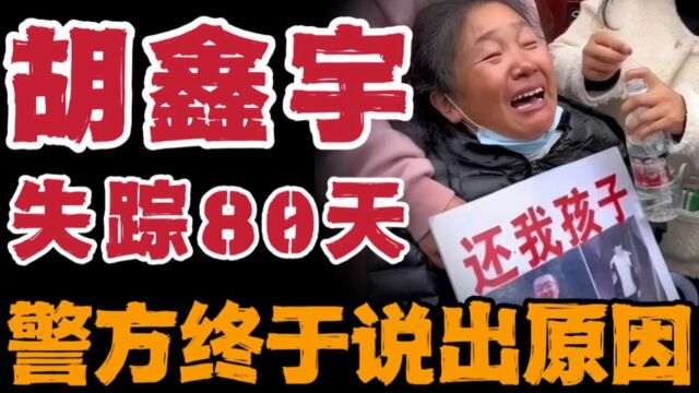 胡鑫宇案件重大突破,消失80天后,警方终于说了实话,但疑点重重