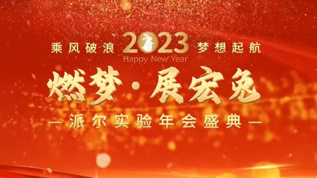 派尔实验2023年新春年会