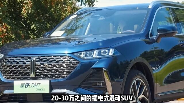 盘点2030万的插混SUV,可油可电的新能源家用车选谁最合适?