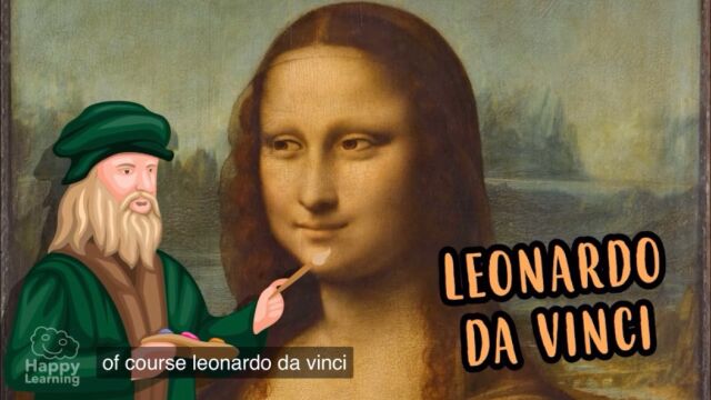 Happy Learning English Leonardo da Vinci