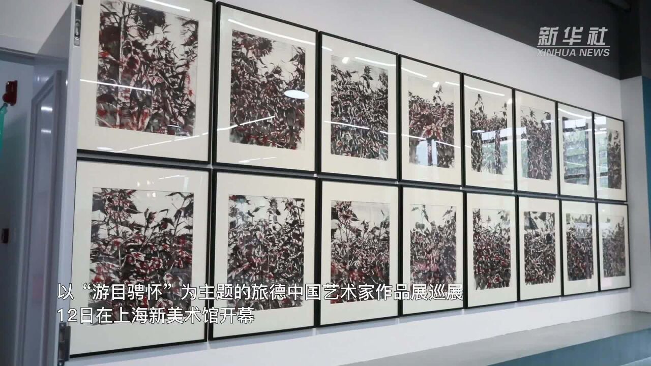 游目骋怀 旅德中国艺术家作品展在上海举行