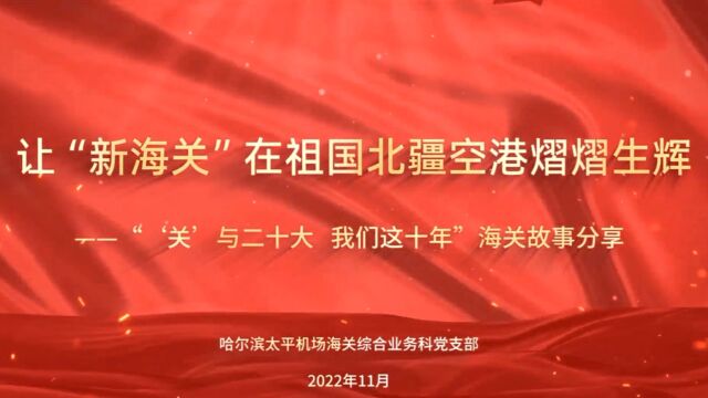 让“新海关”在祖国北疆空港熠熠生辉