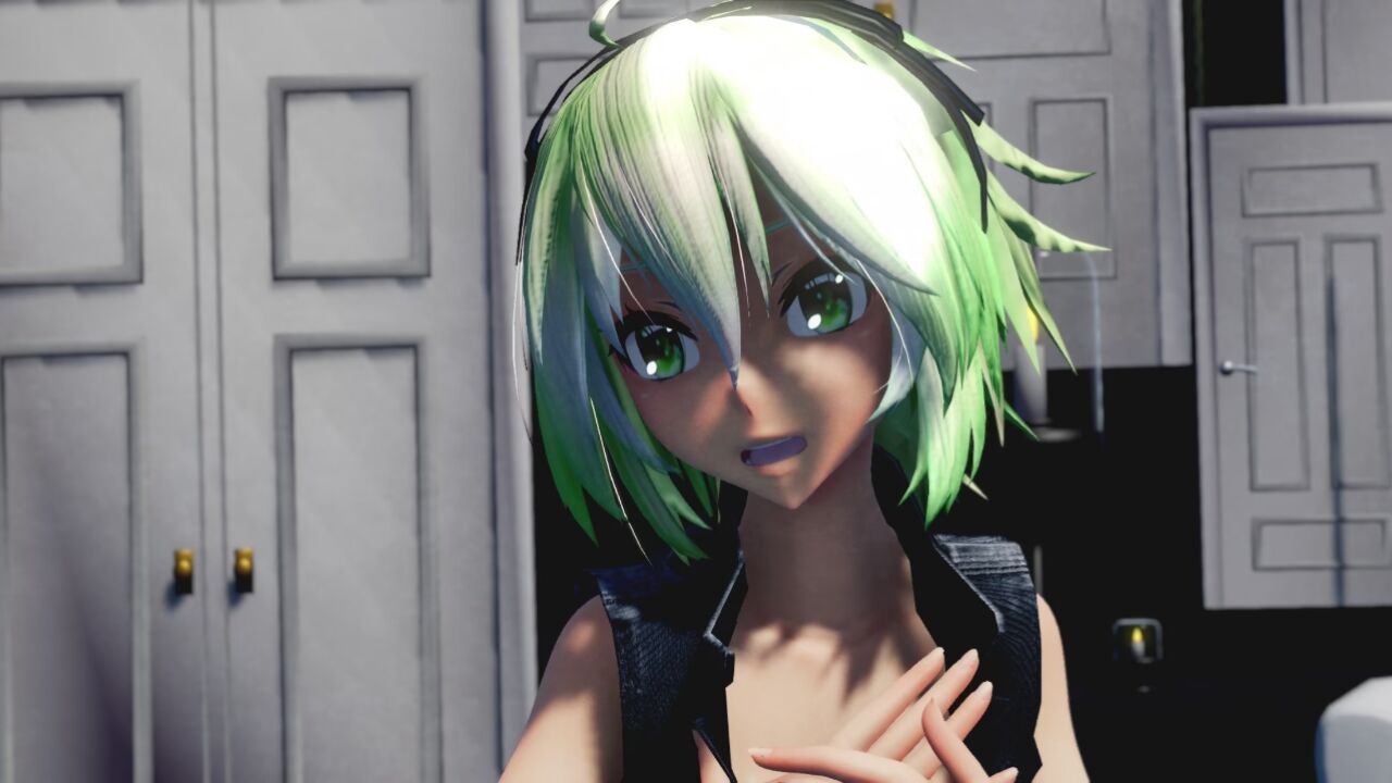 MMD GUMI,剪切线