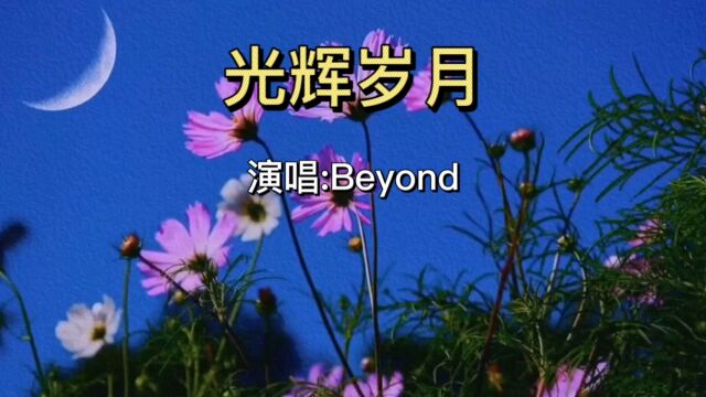 Beyond经典老歌《光辉岁月》