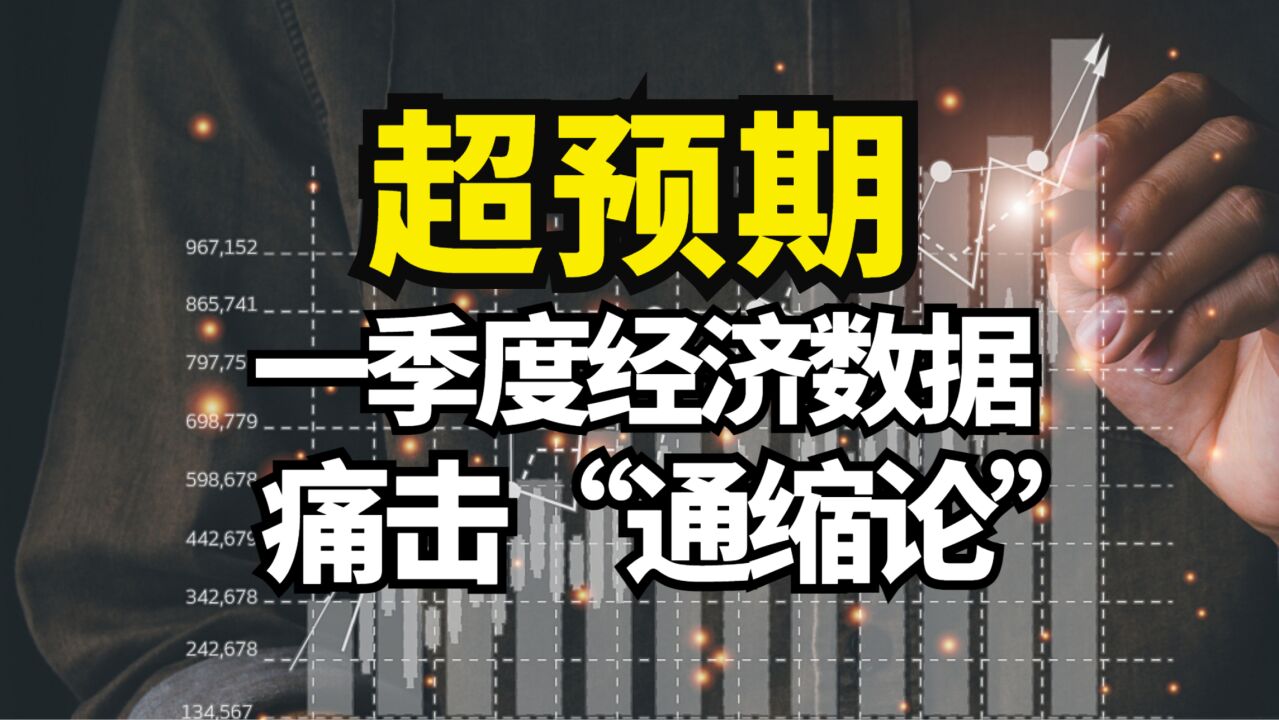 超预期!一季度数据超预期!痛击“通缩论”!对投资有何影响?