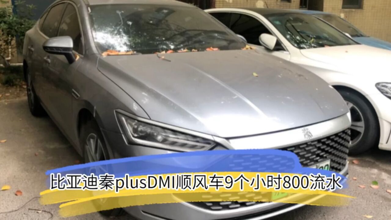 比亚迪秦plusDMI跑顺风车9个小时800流水,真的是有这么容易吗