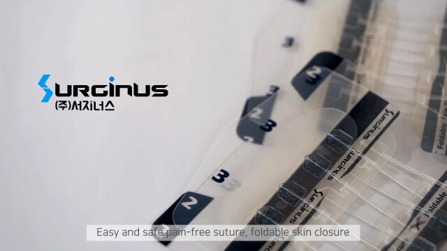 SURGINUS Foldable Skin Closure