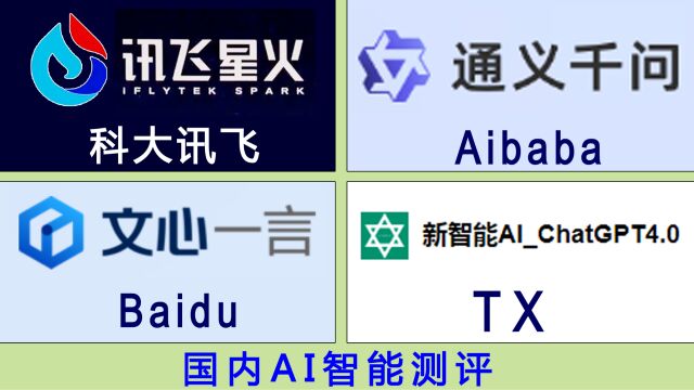 阿里的通义千问、百度的文心一言、TX的新智能AI,哪家的AI人工智能实力最强?在线测评还原真相!