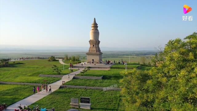 山西运城北辛舍利塔公园,最美沿黄公路上的风景,你来过这里吗!