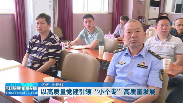 以高质量党建引领“小个专”高质量发展