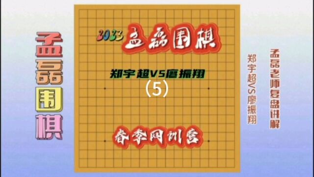 职业棋手教你如何提高棋力郑宇超VS廖振翔5孟磊老师复盘讲解