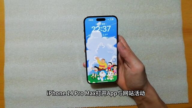 iPhone 14 Pro Max打开App与网站活动