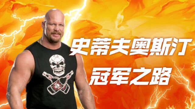 WWE超级巨星,史蒂夫奥斯汀的冠军之路