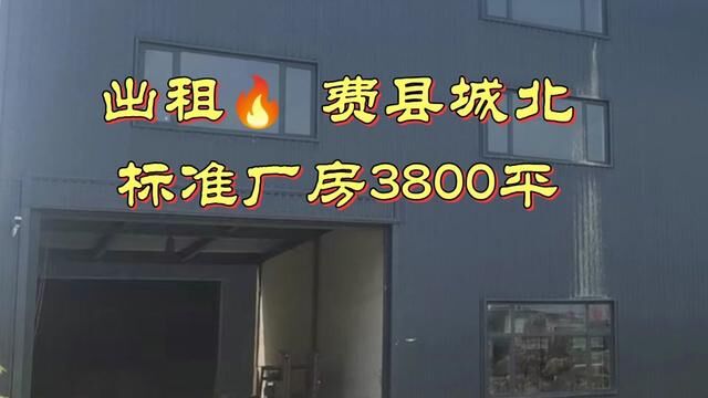 出租 费县城北标准钢结构厂房3800平,高12米,水电齐全,有配房,能走大车,可环评,适合各种行业,315变压器,一平110.