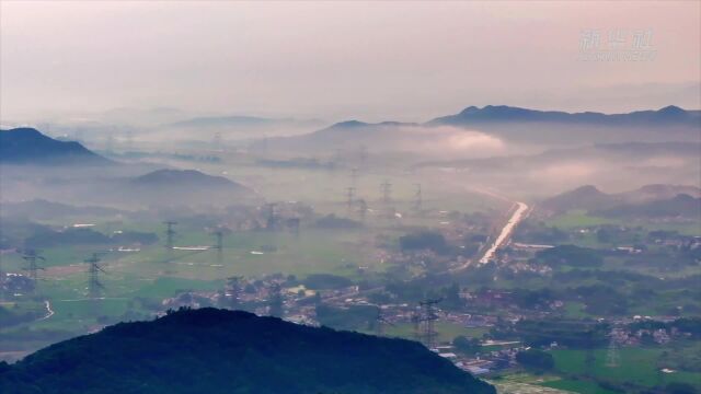 安徽芜湖:马仁奇峰烟雾缥缈