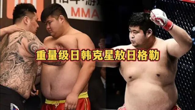 中国MMA重量级第一人敖日格勒暴打日韩选手 #格斗