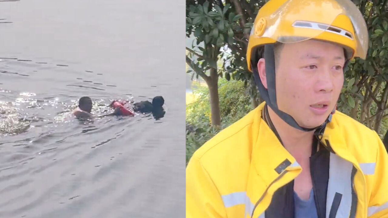 外卖小哥路过河边果断脱衣,纵身一跃跳河救人,下一幕让人点赞