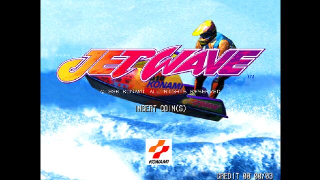 摩托艇冲浪 / 波浪鲨鱼(Jet Wave / Wave Shark)欧洲版街机演示模式