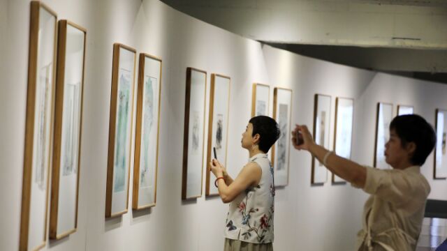 “仰止西湖ⷮŠ宋韵山水丹青展” 看10位当代艺术家画宋韵西湖