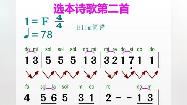 #零基础学简谱 #一起学音乐 #简谱视唱 #简谱识谱教学 #简谱