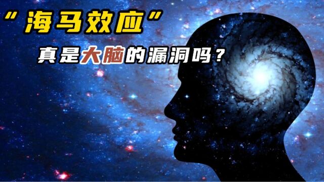 你经历过海马效应吗,是大脑的漏洞还是另有原因?