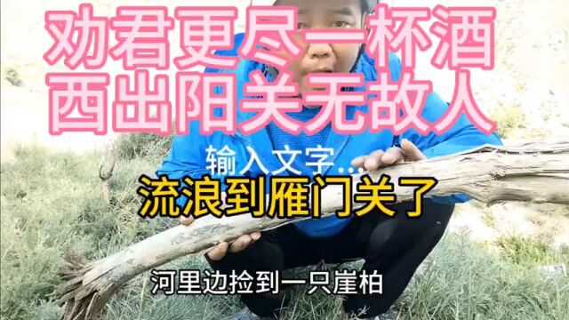 石公子流浪到雁门关了!大山里捡到一个宝贝!