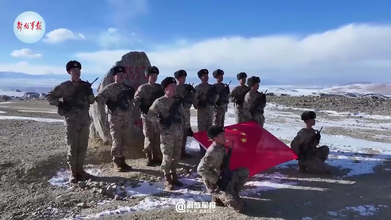 踏雪巡逻!高原军人的话质朴而感动