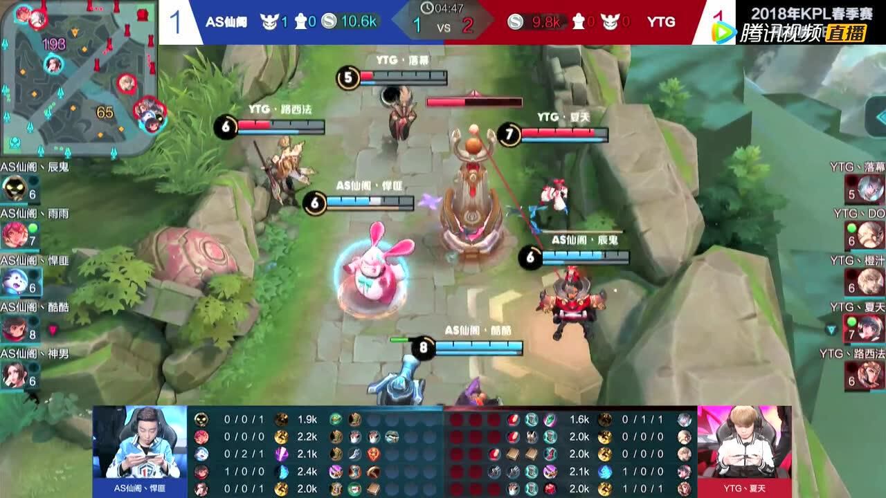 【回放】2018KPL春季赛预选赛AS仙阁 vs YTG第三局