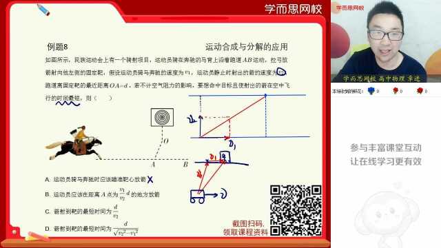 0212高一《物理运动的合成与分解(2)》