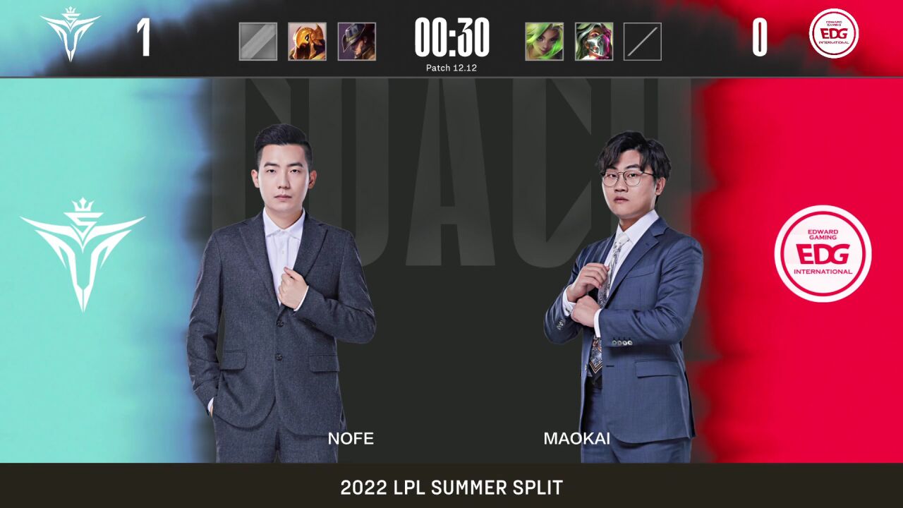 【回放】2022LPL夏季赛第五周第六日:EDG vs V5 第二局