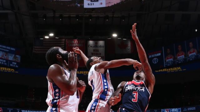 费城118-111奇才 哈登准三双携手马克西28分迎三连胜