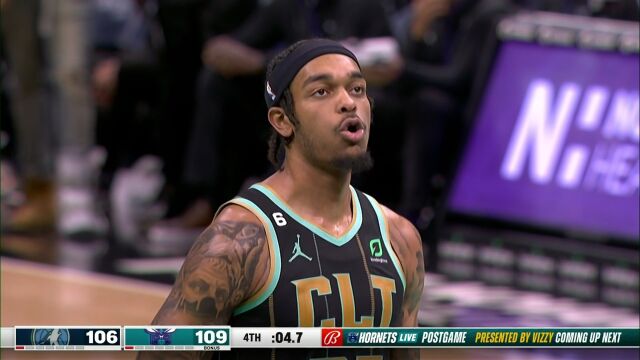  NBA常规赛：森林狼vs黄蜂第4节原声解说回放