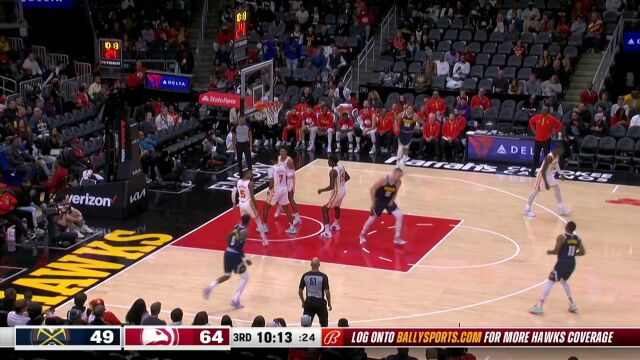 15分分差荡然无存！掘金三叉戟齐发威轰出进攻波抹平分差