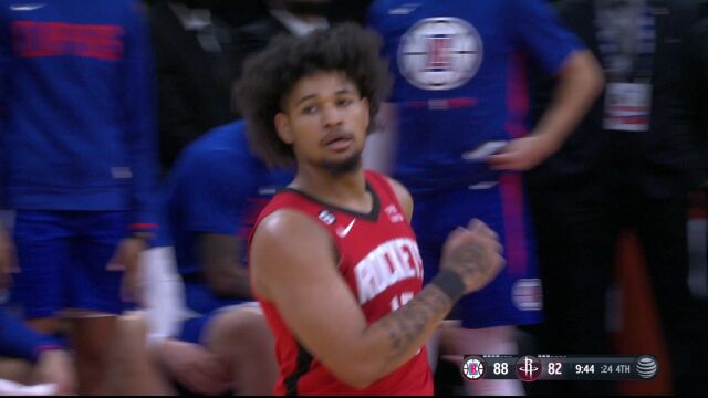 快船vs火箭精华回放 乔治28+5送火箭5连败