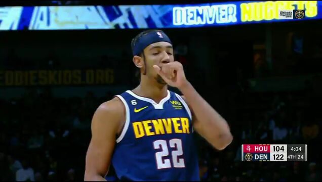 NBA常规赛：火箭vs掘金第4节中文解说回放