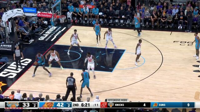 艾顿声东击西击地妙传 克雷格接球起飞肆虐篮筐