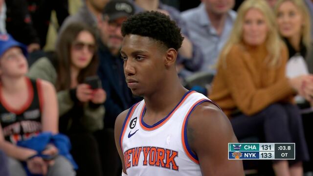 NBA常规赛：黄蜂vs尼克斯加时赛中文解说回放