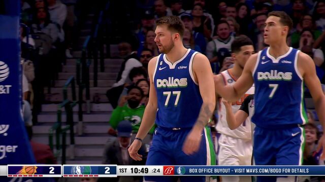 NBA常规赛：太阳vs独行侠第1节中文解说回放